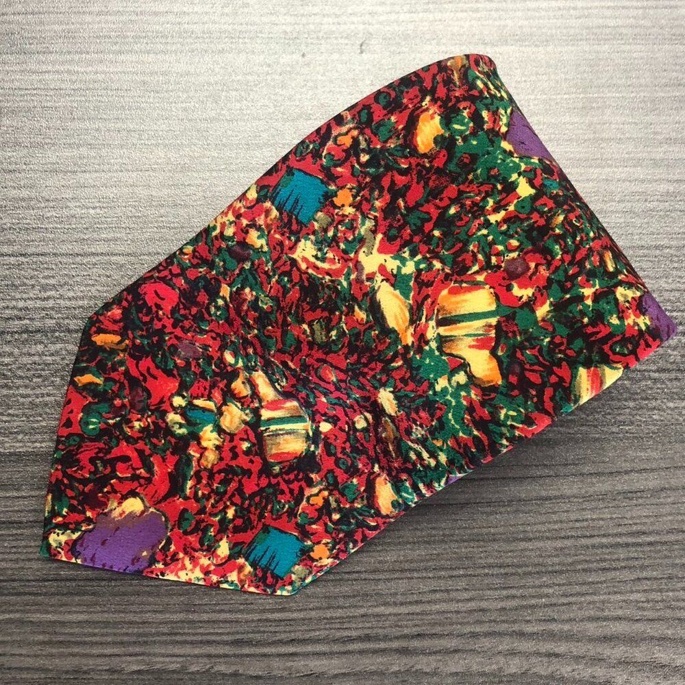 Molecular Expressions Stonehenge Moon Rock Tie 100% Silk Apollo 16 abstract USA